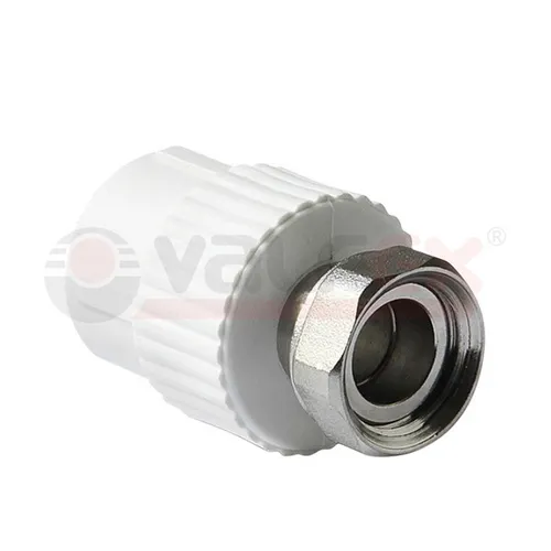 ППР Муфта с накидной гайкой серая Valfex - d. 25 x 3/4