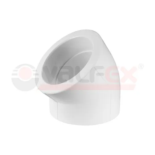 ППР Колено серое Valfex 45 гр. - d. 40